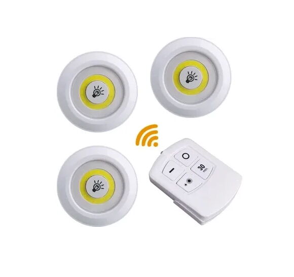 Hightek 12V Kumandalı 3 lü Spot Set