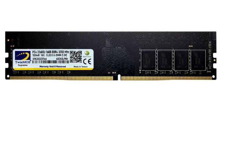 TwinMOS 16Gb 3200Mhz DDR4 CL22 UDIMM PC Ram