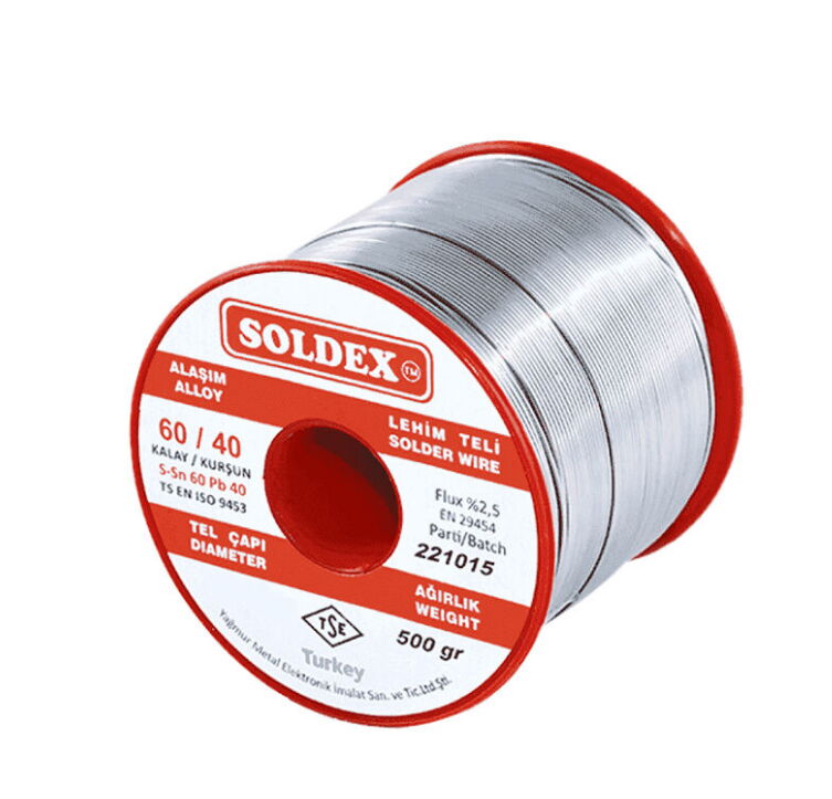 Solderwire 60/40 0.75mm 500g Lehim Teli