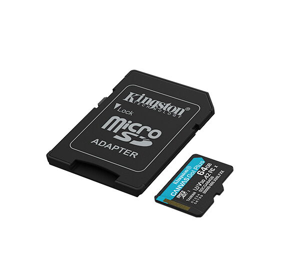 Kingston Canvas Go Plus 64Gb Micro SD Hafıza Kartı