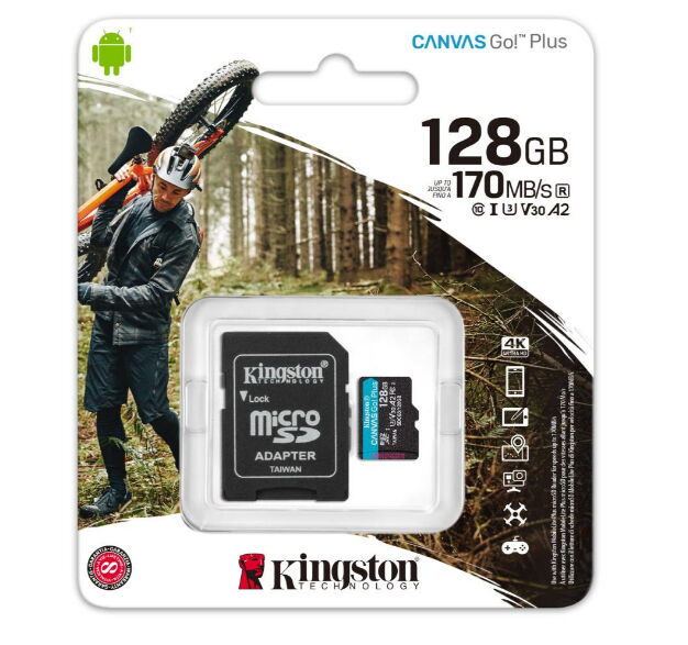 Kingston Canvas Go Plus 128Gb Micro SD Hafıza Kart