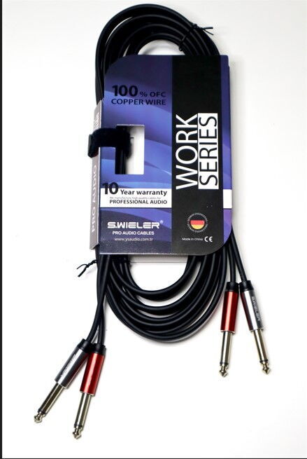 S.Wieler SMM2-3M 2x6.3mm Mono - 2x6.3mm Mono 3m