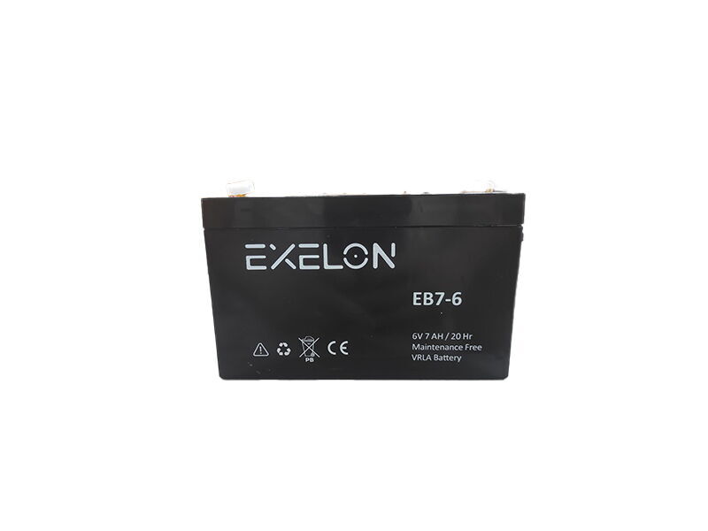 Exelon 6V 7A Bakımsız Kuru Akü