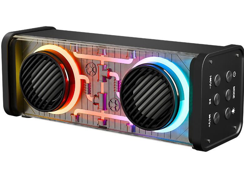 Mikado MD-56BT 10W RGB Siyah Bluetooth Hoparlör