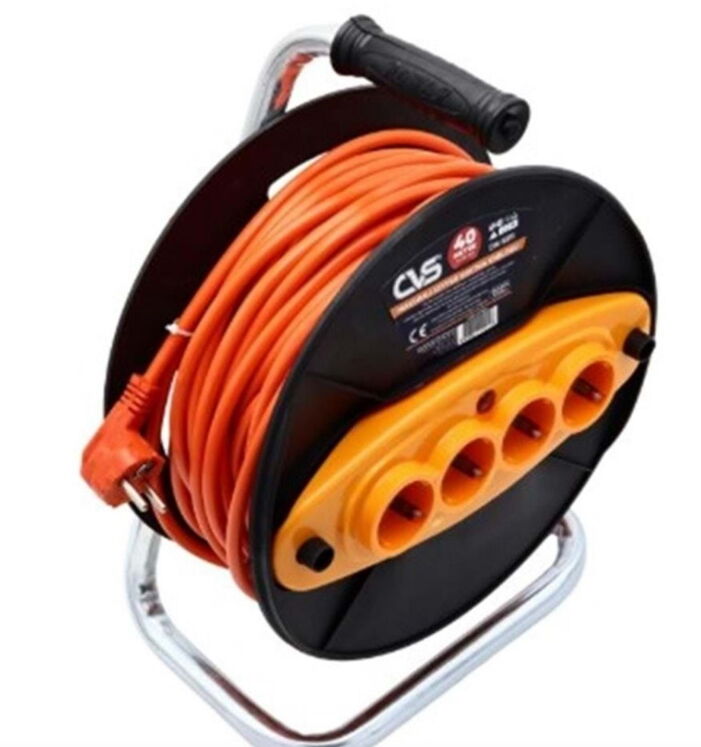 CVS DN-9210 3x2.5mm Makaralı Uzatma Kablosu 30m
