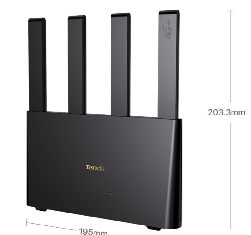 Tenda 4G08 AC1200 Dual Band WiFi 4G+ LTE Router