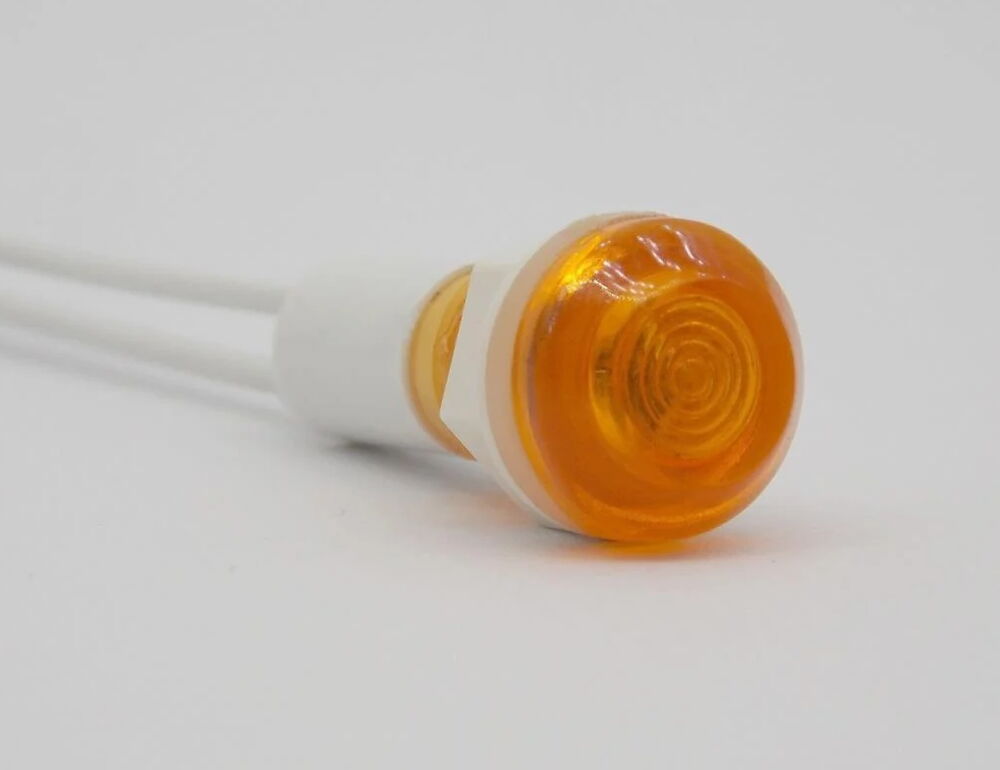 IC227 Sarı Sinyal Lambası 10mm Plastik
