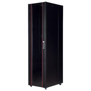 Lande 42U 600x800 Tekerlekli Rack Kabin Siyah