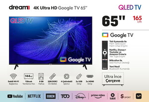 Dreamstar 65' 165cm 4K FHD Qled Google Tv #2