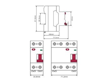 Mutlusan MRC06-203025 2P 25A 30mA Kaçak Akım Röle #2