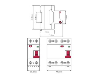 Mutlusan MRC06-203040 2P 40A 30mA Kaçak Akım Röle #2
