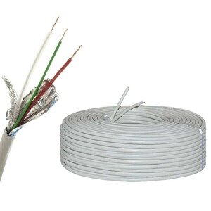 A-Link 2+1 (2x0.50) Dış Mekan Cctv Kab. Siyah 100m
