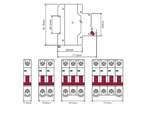 Mutlusan MTS06-1020C 1P 20A 6kA C Tipi Otomat #2