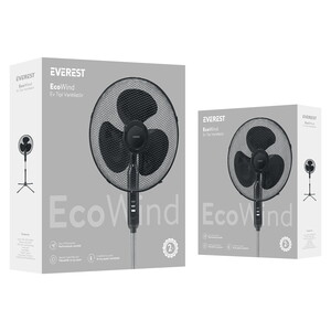 Everest FAN10 EcoWind 16' 40W Ayaklı Vantilatör Be #4