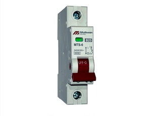 Mutlusan MTS06-1025B 1P 25A 6kA B Tipi Otomat