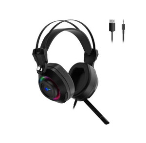 Lecoo HT405 Kablolu RGB Oyuncu Kulaklık Siyah