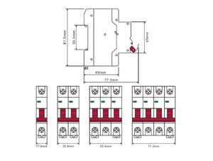 Mutlusan MTS06-1032B 1P 32A 6kA B Tipi Otomat #2