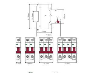 Mutlusan MTS06-1040B 1P 40A 6kA B Tipi Otomat #2