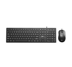 Lecoo CM102 Kablolu Klavye Mouse Seti Siyah