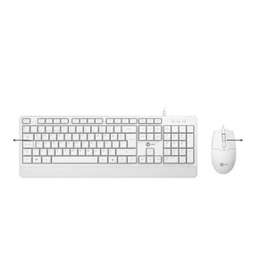 Lecoo CM106 Kablolu Klavye Mouse Seti Beyaz