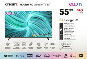 Dreamstar 55' 139cm 4K UHD Qled Google Tv #2