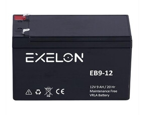 Exelon 12V 9A Bakımsız Kuru Akü