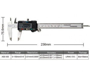 Proskit PD-151 150mm Dijital Kumpas #2