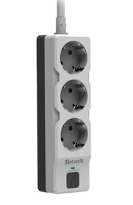 Dotvolt 3 lü 1.5MT Beyaz Anahtarlı Kablolu Akım Ko