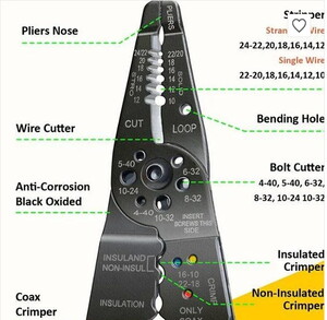 Prolink PH-016 Kablo Soyma ve Terminal Sıkma Pense #2