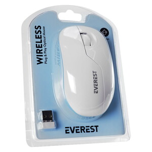 Everest SMW-973 Beyaz Kablosuz Mouse #3