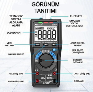 Mestek DM96A Dijital Multimetre #4
