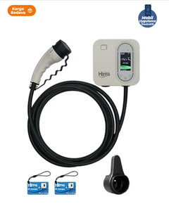 Hims HCDKB-22 22KW 5m Kablolu Araç Şarj İstasyonu #2