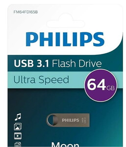 Philips Moon 64Gb Usb 3.1 Flash Bellek Uzay Gri