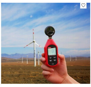Unit UT363BT Mini Rüzgar Hızı Ölçer Anemometre #3