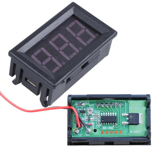 IC278-1 Dijital Voltmetre DC 5-120V 2 Pin