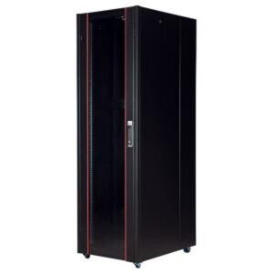 Lande 36U 600x800 Tekerlekli Rack Kabin Siyah