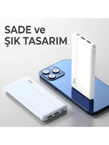 Bix BXPB108 10.000mAh Powerbank Beyaz #4