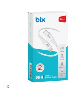 Bix BXSC1CL Type-C to Lightning Şarj Kablosu Beyaz #3