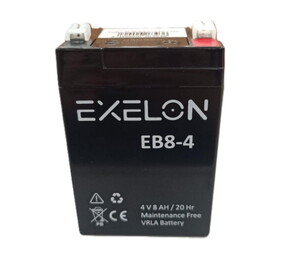 Exelon 4V 8A Bakımsız Kuru Akü
