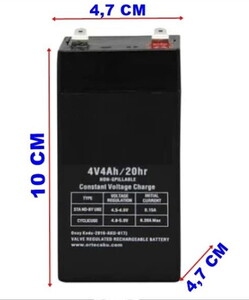 Exelon 4V 4A Bakımsız Kuru Akü