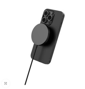 Bix BXMG15 15W Manyetik Kablosuz Şarj Cihazı Siyah #3