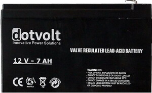 Dotvolt DT7-12 12V 7A Bakımsız Kuru Akü