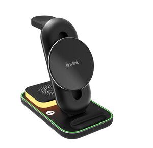 S-Link SW-CWF117 15W Kablosuz Şarj Cihazı Siyah #2