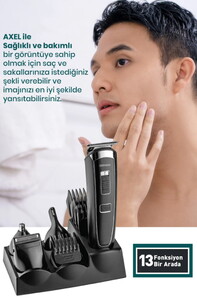 Goldmaster Axel GM-9124 13in1 Erkek Bakım Seti #3