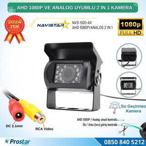 Navistar NVS-500-AV Şapkalı Araç Arka Kamerası