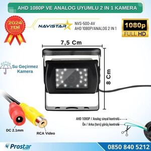Navistar NVS-500-AV Şapkalı Araç Arka Kamerası #2