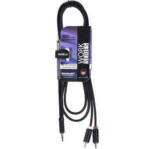 S.Wieler SR2S-1.5M 2xRca - 3.5mm Stereo Kablo 1.5m #3