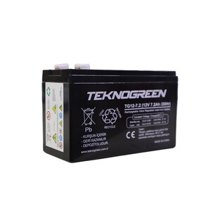 Teknogreen 12V 7.2Ah Bakımsız Kuru Akü (K.10) #2