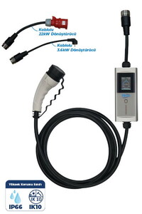 Hims HCTK-22-G Elektrikli Araç Şarj Cihazı Gümüş #2