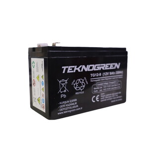 Teknogreen 12V 9Ah Bakımsız Kuru Akü (K.10) #2